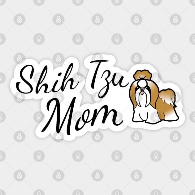 Shih Tzu Dog Mom Sticker by tribbledesign